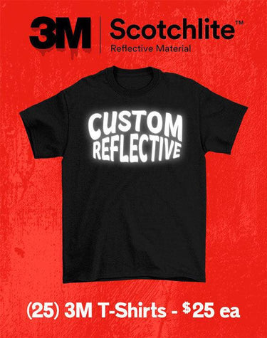 25 3M Scotchlite Reflective T-Shirts (Mens) - Constantly Create Shop